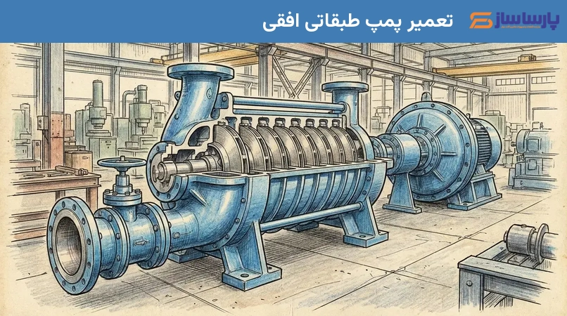 تعمیر پمپ طبقاتی افقی