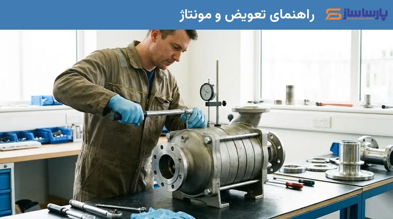 راهنمای تعویض و مونتاژ