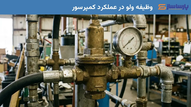 وظیفه ولو در عملکرد کمپرسور