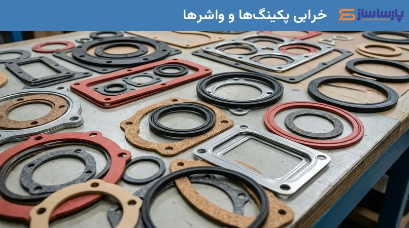 خرابی پکینگ‌ها و واشرها