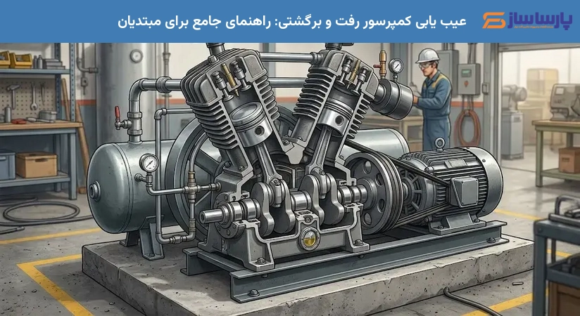 عیب یابی کمپرسور رفت و برگشتی: راهنمای جامع برای مبتدیان