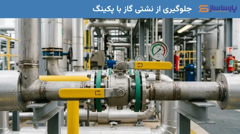 جلوگیری از نشتی گاز با پکینگ