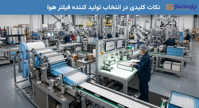 نکات کلیدی در انتخاب تولید کننده فیلتر هوا