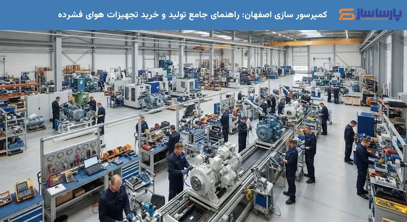 نقشه جامع صنعت کمپرسورسازی در کشور و ظرفیت‌های بومی تولید واحدهای اسکرو و پیستونی