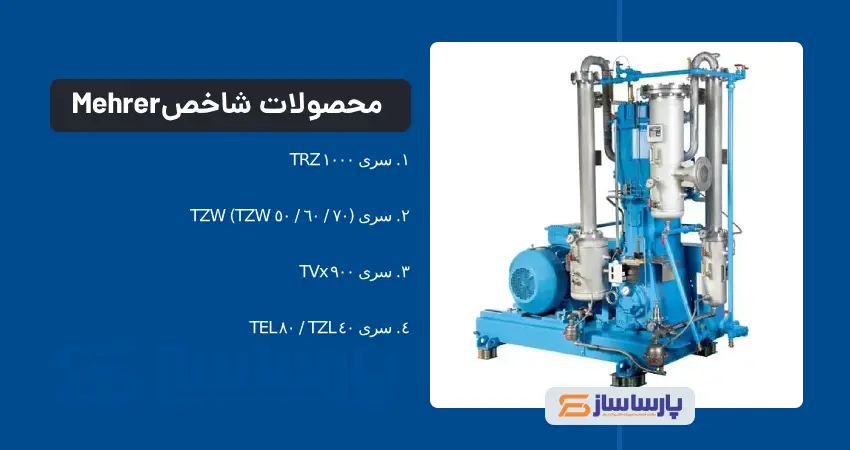 محصولات شاخص Mehrer