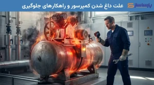 علت داغ شدن کمپرسور و راهکارهای جلوگیری